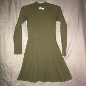 Hollister Knit Skater Choker Dress